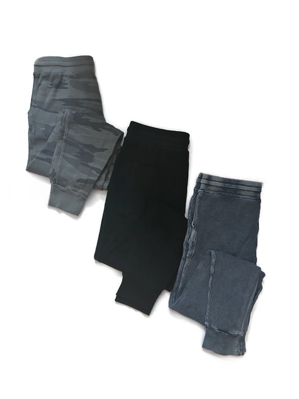 *3 Pair* Splendid Waffle-Knit Joggers